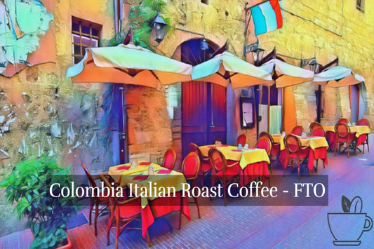 Fair Trade Organic Italian Roast Colombian Coffee
