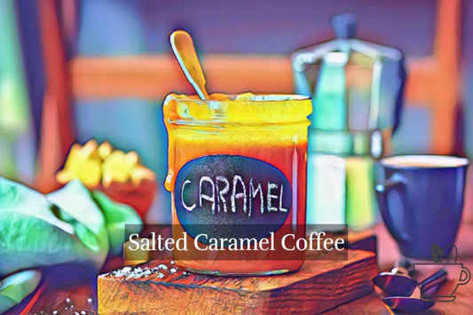 Salted Caramel Flavored Coffee from About The Cup