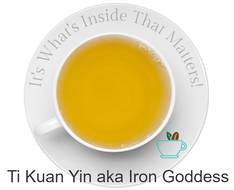 Ti Kuan Yin aka Iron Goddess Tea Color from About The Cup