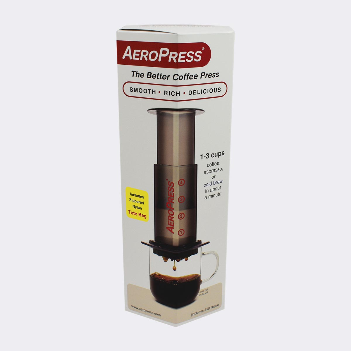 AeroPress Original with Tote Full Retail Box