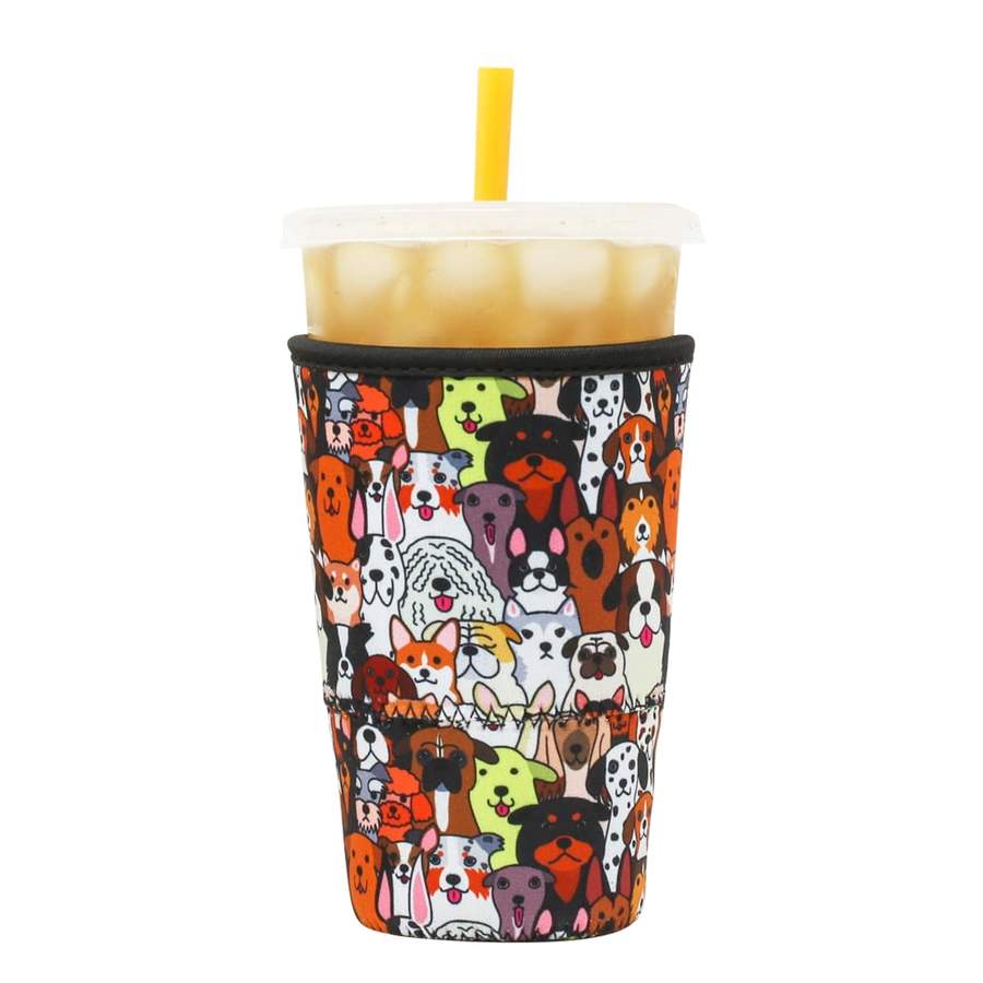 Brew Buddy Large Size Dog Lover Insulated Iced Coffee Sleeve 