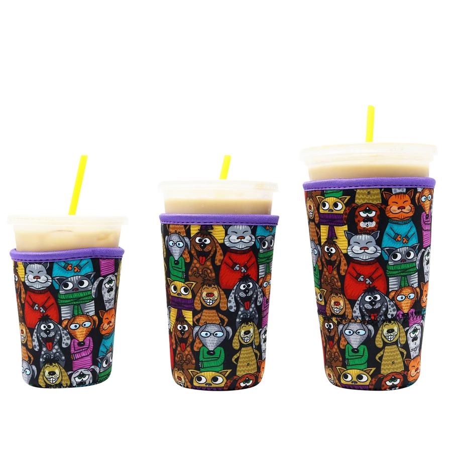 Brew Buddy Furry Friends Insulated Iced Coffee Sleeve now at About The Cup