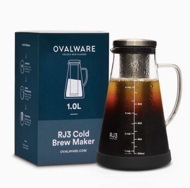 Ovalware RJ3 Cold Brew / Tea Maker 1.0 L